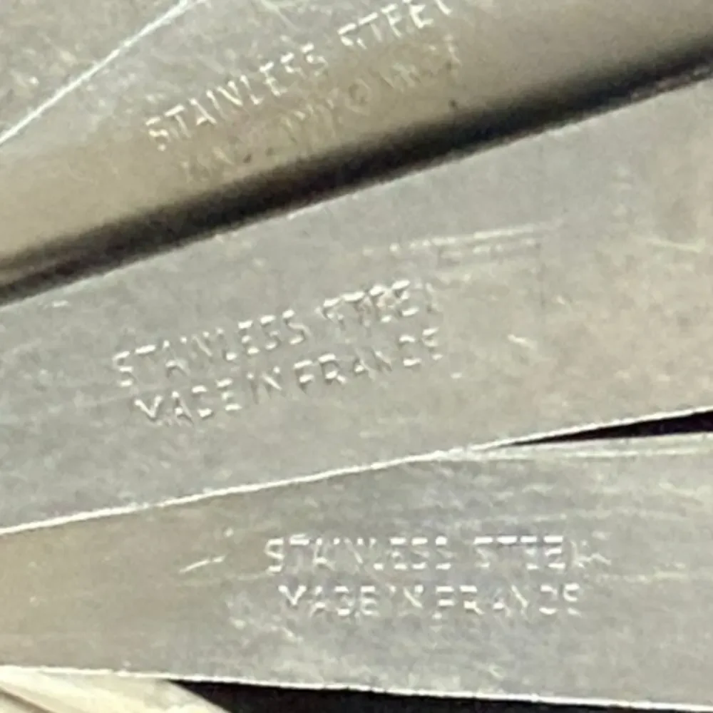 Vintage French Bistro 3-Tine Table Forks Set of 5 Made in France